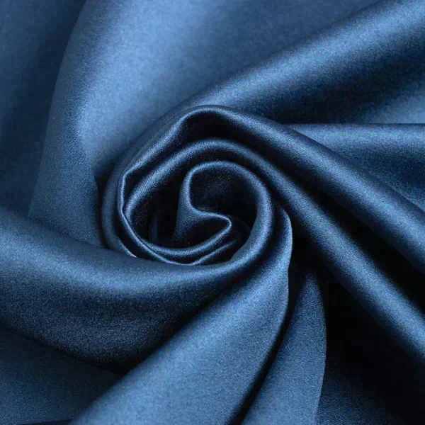 Штора портьерная Этель 270*300 см, цв.темно-синий, пл. 240 г/м2, 100 п/э