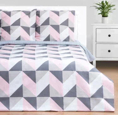 Постельное бельё Этель 2 сп Pink illusion 175х215 см, 200х220 см, 70х70 см - 2 шт, бязь 125 г/м2