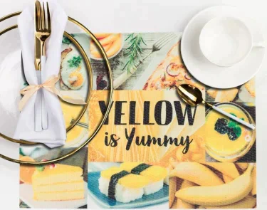Салфетка на стол "YELLOW is Yummy" 29*40 см
