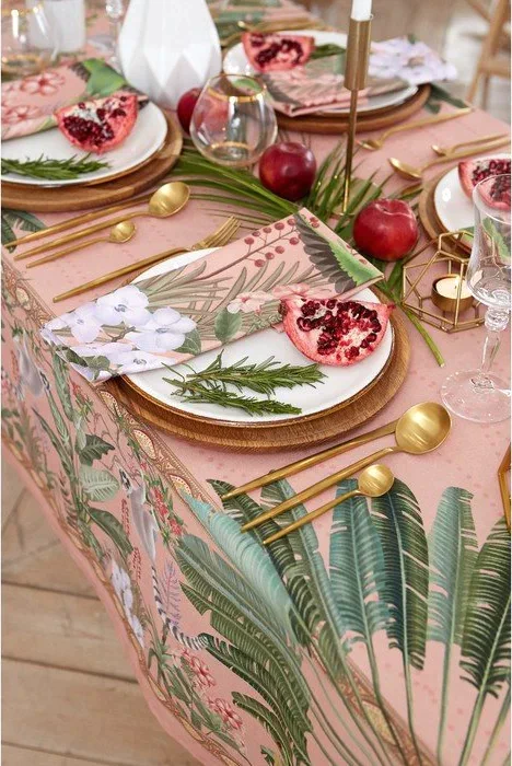 Скатерть Этель Tropical animals 220х145см +/-3см, 100% хл, саржа 190 гр/м2