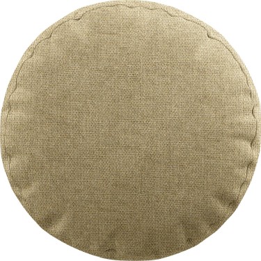 Подушка круглая «Кортин» лён димаут песочный