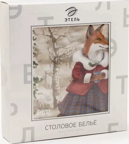 Скатерть Этель "Winter holidays"150х110см +/-3см с ГМВО, хл100%