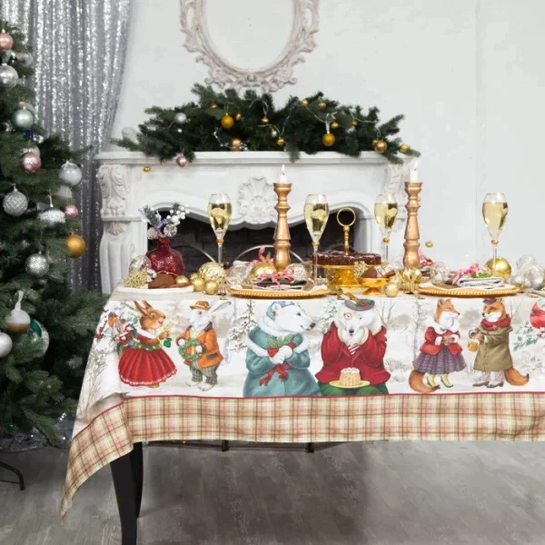 Скатерть Этель "Winter holidays"150х110см +/-3см с ГМВО, хл100%
