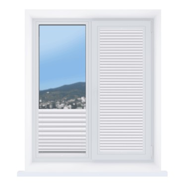 Штора плиссе Корона белый