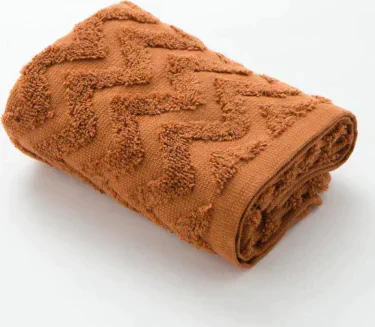 Полотенце махровое LoveLife Zig-Zag 70*130 см, цв. корица,100% хл, 360 гр/м2